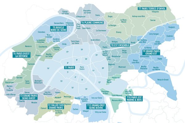 Land planning across scales in the greater Paris area